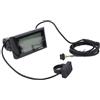 RiseNova SW900 Pannello di controllo per bici elettrica con display LCD, 24-60 V, adatto per scooter elettrico e bicicletta, cavo a 5 pin, nero