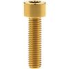 Ruifu M8 Titanium Gr5 Allen Socket Cap Bolt vite DIN912 per moto bicicletta 20 25 30 35 40 45 50 60 70 mm, Oro, M8x30mm