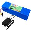 FREEDOH Batteria al Litio 48V Pacco batterie al Litio 48V 10Ah Batterie di Ricambio con Caricabatterie e Scheda di Protezione BMS
