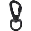 Fruusv Hooks Heavy Duty, portatile Black Carabiner with Lock, Eye , Swivel Clips for Flag, Mountain Climbing, Outdoor Camping, Hiking, Travel Accessories