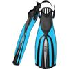 DUMRALBQE Pinne per Anatra Subacquea Pinne da immersione in apnea, scarpe rana profonde regolabili per Snorkeling e Nuoto(Blu,34-37)