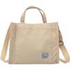 Generico Borsa a tracolla piccola e piccola in poliestere da ragazza in poliestere Borsa a tracolla portatile con una spalla e coulisse alla coreana (White One Size)