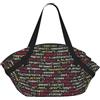 TTIGLHOH Coperta da spiaggia rotonda stampata con codice di programmazione programmatore si piega nella borsa tote, tappetino resistente allo strappo da 94 cm, campeggio e festival