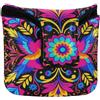 GuoChe Copertura magnetica per putter da golf, per la maggior parte delle marche, impermeabile, in pelle PU, stile messicano, Otomi, Pride, amore, pace, colombe