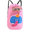 Generico Borsa Da Spiaggia Bambini,Regolabile Larga Impermeabile | Zaino Da Spiaggia A Sacco Per Bambini - Per Abbigliamento Attrezzatura Giocattoli Asciugamano Campo Estivo Palestra Sport Viaggio