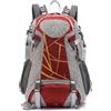 predolo Zaino Hiking 40L Pannelli Strutturati Zaino Trekking 40 Litri Multiscomparto Equipaggiamento Outdoor per Escursioni, Rosso, Rosso