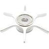 Wlinfetity Chiave di scarico del freno del mulinello da pesca con ecoscandaglio per Metanium DC Six Star Drag Baitcast Reel Parts (giallo)