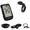 SIGMA ROX 4.0 ENDURANCE Black HR Set | GPS bike computer incl. cardiofrequenzimetro e BUTLER OVERCLAMP | 41 ore di durata della batteria | compatibile con e-bike | misurazione dell'altitudine