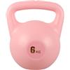 DOITOOL Kettlebell da donna, 6 kg, morbido, riempito d'acqua, con manico antiscivolo, attrezzatura per esercizi a casa e palestra, per allenamento dei glutei e allenamento completo del corpo