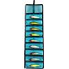Generico Borsa Portaesche Da Pesca,Arrotolabile Impermeabile Protettivo 10 Tasche | Organizer Porta-Esche Copri-Esche Artificiali - Per Acqua Salata, Barca, Riva, Sponda, Lago, Fiume, Mare Profondo