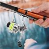 Omquot Mini Mulinello da Pesca Metallico 4.3:1 per Controllo Linea Fluida per la Pesca in Fiume/er