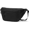 Kommodum Marsupio da Uomo Sportivo Grande Multi-tasche, Borsa a tracolla Casual, Borsello a petto Porta Tablet con 5 Zip e Cintura Regolabile Km50
