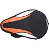 PureBowlic Borsa imbottita in schiuma per racchette da ping pong, in tessuto Oxford, con maniglia per il trasporto, per protezione della pagaia, allenamento, competizioni e viaggi (arancione)