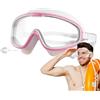 Generico Ocgle da nuoto, occhiali da bagno per adulti - Wide View Anti Fog Goggles,Occhiali sportivi acquatici professionisti, occhiali da nuoto anti -UV senza perdite per donne