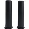 NbgrvB Manicotto adattatore per bilanciere, da 2,5 cm a 5,1 cm, per conversione pesi pesanti con bullone di bloccaggio, per bilancieri standard, confezione da 2 (50 x 200 mm)