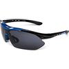 YFCTLM Occhiali Ciclismo All'aperto Sport della Bici della Bicicletta Equitazione Uomo Occhiali da Sole Lenti UV400 Occhiali Donne (Color : Blue)