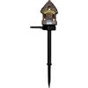 Generic Lampada solare a LED a forma di fungo, per cottage, giardino, accensione e spegnimento automatico, lampade a energia solare in resina resistente alle intemperie, impermeabile, illuminazione