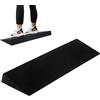 Nuytghr Blocco di per squat - Tavola inclinata per squat - Tacco rialzato, pannello inclinato per sollevamento pesi, 51 x 15 x 5 cm, allungamento dei polpacci per una maggiore resistenza