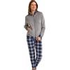Il Granchio Tuta Donna Invernale Pile - Pigiama Donna Pile Morbido Coral (6016 V1, XL)