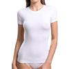 EGI Maglia Intima Donna Mezza Manica in Micromodal Elasticizzato, Maglietta Girocollo Sottogiacca Esternabile, Morbida e Traspirante Made in Italy, Art. 1132 (IT, Testo, S, Regular, Regular, Bianco)