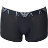 Emporio Armani Boxer Uomo Parigamba Elastico a Vista Cotone Elasticizzato Underwear Articolo 111389 2F715 Trunk, 00135 Marine, EUR M - CN 170/95 - BR M - MX M