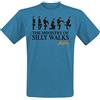 Monty Python Ministry of Silly Walks Uomo T-Shirt Multicolore 90% Cotone, 10% Poliestere Regular