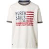 NORTH SAILS Maglietta Archive American Flag T-Shirt Uomo Cotone Bianco XL