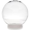 Creative Hobbies Globo di neve fai da te 130 mm, in plastica trasparente con tappo a vite - ideale per fai da te