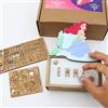 WONDEE Disney Lampada La Sirenetta Ariel Bambina Personalizzata Con Nome e Disegni - Luce Notturna Bambini La Sirenetta, Regali Neonato Femmina e Regalo Battesimo Bimba, Disney Regalo Personalizzati
