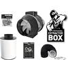 TRAFIKA URBAN HYDROPONICS TRAFIKA Kit 125MM/460M3H ESTRATTORE Filtro A Carbone + ESTRATTORE d'Aria TT + COMBIDUCT 5M + TIRANTI + CARRUCOLE/Kit ESTRATTORE