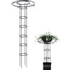 ETUCYNG Griglia per Piante Rampicanti | Struttura Verticale di Sostegno per Fiori | Traliccio Metallico A Ombrello Per Fiori, Piante Domestiche E Rampicanti