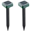 Flintronic Repellente Solare per Talpe, 2 Pezzi Repellente Gatti Ultrasuoni Solare, Repellente Ultrasuoni per Topi, Impermeabile Solare Repellente Gatti Scaccia Talpe, Repellente per Serpent