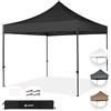 VONROC Gazebo 3x3m pieghevole Easy-Up - Tenda da Giardino Impermeabile, Protezione UV 50+, Telaio in Acciaio, Borsa con Ruote - Modulare ed Espandibile