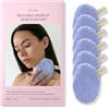 Waschies Set di 6 dischetti per il trucco, colore azzurro chiaro, delicato lavaggio del viso, lavabile, riutilizzabile e ipoallergenico, per tutti i tipi di pelle, alternativa ai dischetti di cotone e