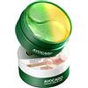 InfiniteRelax Avocado Under Eye Patches - 60 mascherine per occhi anti-invecchiamento, collagene ialuronico acido idratante sotto gli occhi per rimuovere i cerchi scuri