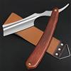 M&LD Rasoio dritta Kit, Rasoio uomo barba, Rasoio da uomo in acciaio inossidabile, Rasoio da Barbiere Professionale con Cintura in Tela Pelle, Rasoio da Salone o da Casa, Regalo da Uomo rasoio barba