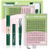 KEYYOU LASH Fairy Venus Lash Clusters Kit Manga extension per ciglia D Curl 120 pezzi Wispy fascia naturale invisibile Kit ciglia