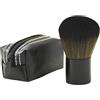 Ipetboom Set Pennelli Make up Professionali Con Custodia Portatile Pennello Cipria E Fard in Fibra Morbida Per Trucco Quotidiano E Viaggi