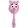 Mrkeung Pettine per capelli per ragazze districante spazzole per capelli pettine per massaggio glitterato leggero pettine senza dolore per tutti i tipi di capelli Panda Pink 1
