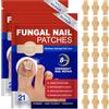 URYVAIW 42 Pezzi Cerotti per Unghie Fungine, Cuscinetti Multiuso per Unghie dei Piedi, Trattamento Anti-Funghi, riparazione unghie extra forte per 8 ore, efficaci contro le infezioni fungine
