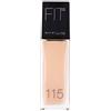 Maybelline New York Fit Me Fondotinta Liquido, 115 Ivory
