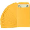 PATIKIL Buste per Soldi, 25Pz 8.89x5.7cm Buste Porta Denaro Busta Soldi Piccole per Contanti Lettera per Risparmio Monete Assegni Biglietti Gioielli Passaporto Carta, Giallo Intenso