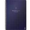 Rocketbook Fusion Quaderno Appunti Digitale - Riutilizzabile Taccuino Digitali A4 Blu A Spirale, Agenda Giornaliera, Planner Settimanale, Penna Cancellabile Pilot Frixion Inclusi, Gadget Tecnologici
