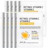 APLB Retinol Vitamin C Vitamin E Sheet Mask Maschera viso 10 pz.
