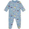 Petit Bateau Constellat - Vestiti da Notte Unisex, Adriatic/Marshmallow, 3 Mesi