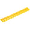 QUARKZMAN 10PCS Bacchette Di Saldatura Plastica Gialle 9.5mm x 330mm HDPE Nastro Piatto Di Saldatura Plastica Per Riparazione Serbatoi D'Acqua Pallet Carrelli Elevatori Bidoni(0.4 x 13)