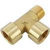 Fittingstore - Raccordo a T interno filettatura esterna aria compressa acqua raccordo idraulico (ottone, G 3/4)