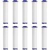 Generic Sostituzione filtro soffione doccia - 10 pezzi cartuccia di cotone PP, addolcitore d'acqua, detergente ad alta , riempimento di declorazione | Efficiente