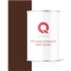 Q-COVER VERNICE COPRENTE PER LEGNO 1L LUCIDO Marrone mogano RAL 8016 SMALTO RAL PER LEGNO PROTETTIVO INTERNI/ESTERNI ca. 80-150 ml/m²