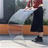 NIANXINN Lastre di Copertura in Policarbonato,Fogli in Acrilico Trasparente Resistente Alle Intemperie,Rivestimento di Tetti,Pensilina Tettoia per Esterno Serra Pannelli di Ricambio (1.56x8m)